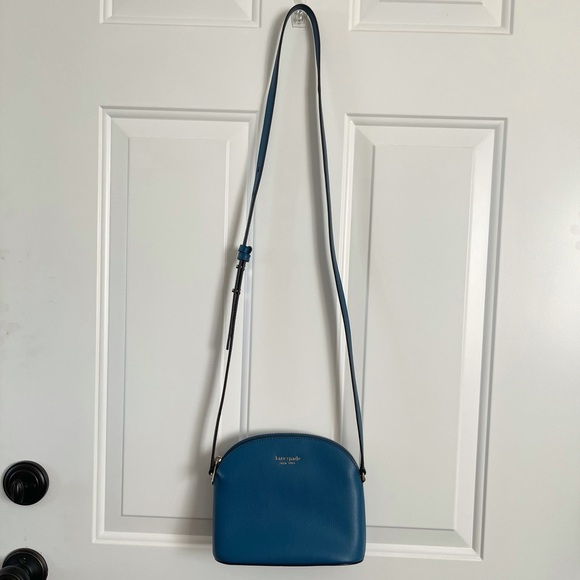 NWOT Authentic Kate Spade dome navy crossbody - Picture 2 of 11